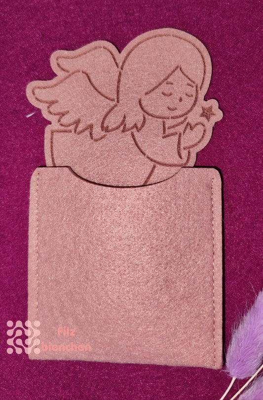 Engel graviert Täschchen klein 2er Set, Stückpreis 1,30€ zzgl. Mwst.