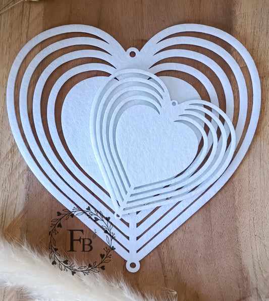 Windspinner Klein Herz 4er Set Stückpreis ab 0.92 Euro zzgl. 19% MwSt.