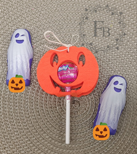 Lollifigur Kürbis klein für Lolli (7er Set) Stückpreis ab 0.75 Euro zzgl. 19% MwSt.