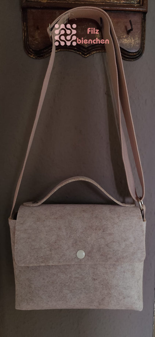 Henkeltasche groß mit verstellbarem Gurtband ( 3 cm) BASTELSET