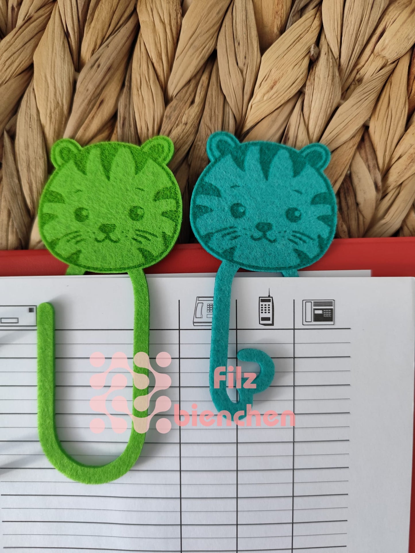 Lesezeichen Mischset z.B. Katze, Dackel, Einhorn, Dino, Schildkröte etc. 15er Set Stückpreis 0,50€