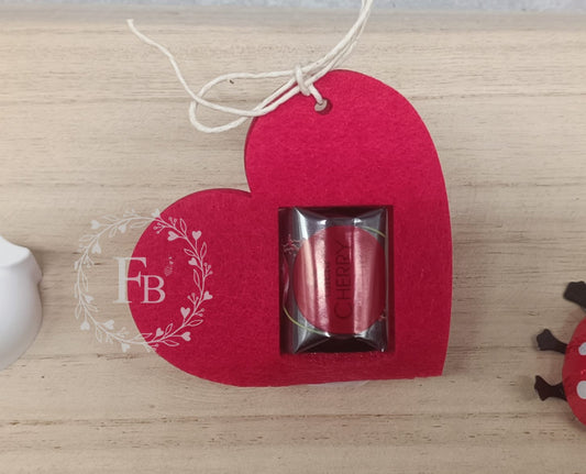 Herz aufgeklappt für Mon Cherie, 7er Set Stückpreis ab 0.86 Euro zzgl. 19 % MwSt.