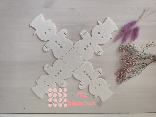 4er Klappbox Schneemann klein 15er Set. Stückpreis 0,60€ zzgl. Mwst.