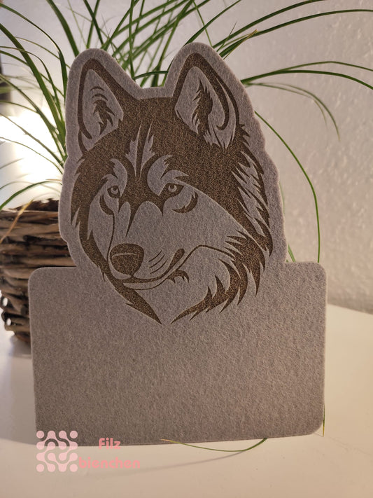Türschild Husky graviert