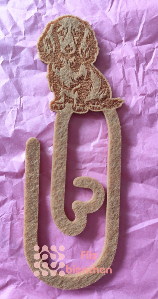 Lesezeichen Dackel Langhaar 3er Set Stückpreis 0,80€