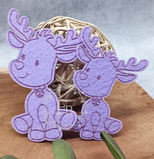 Rentier niedlich Graviert 10 cm (10er Set) Stückpreis ab 0.61 Euro zzgl. 19% MwSt.