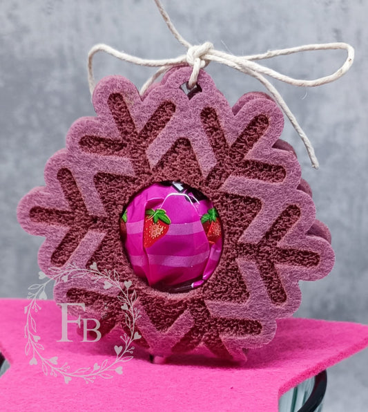 Lollifigur Schneeflocke für Lolli (6er Set) graviert Stückpreis ab 0.95 Euro zzgl. 19% MwSt.