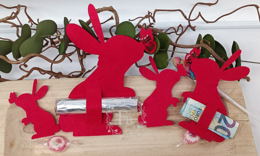 Hase mit Schmetterling 10 er Set 10 cm Stückpreis ab 0.35 Euro zzgl. 19% MwSt.