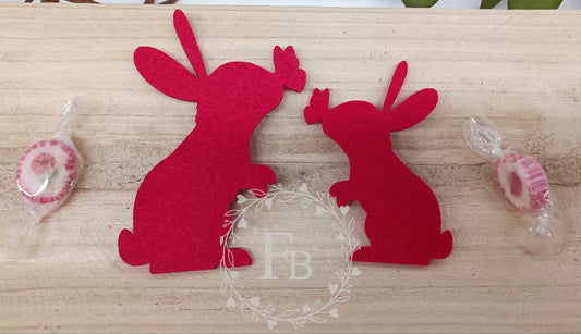 Hase mit Schmetterling 10 er Set 8 cm Stückpreis ab 0.17 Euro zzgl. 19% MwSt.