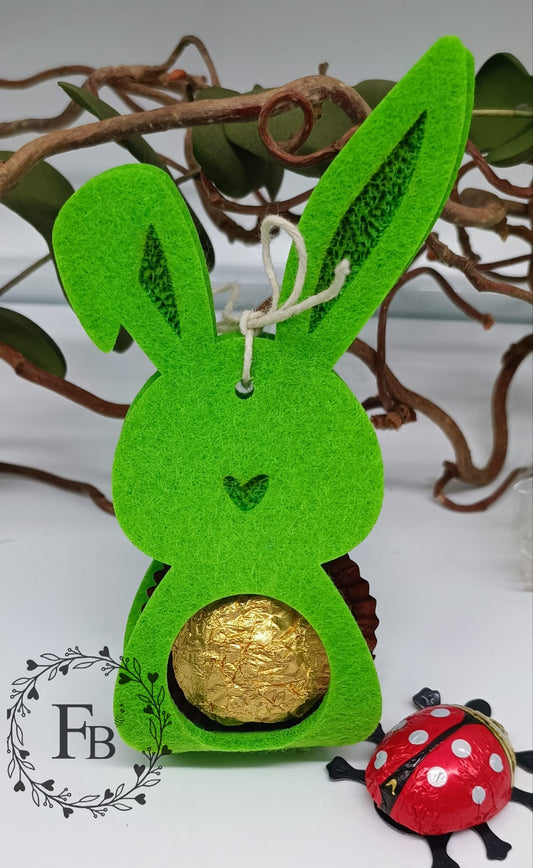 Hase aufgeklappt mit gravierten Ohren für Rocher Kugeln 7er Set Stückpreis ab 1.23 Euro zzgl. 19% MwSt.