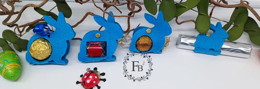 Hase aufgeklappt sitzend für Küsschen 7er Set Stückpreis ab 1.11 Euro zzgl. 19% MwSt.