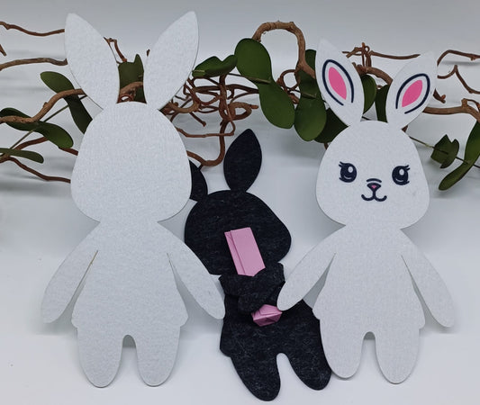 Hasenhalter für Schokoriegel 4er Set Stückpreis ab 1.72 Euro zzgl. 19% MwSt.