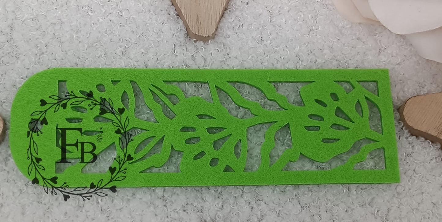 Lesezeichen Blume 1, 4er Set Stückpreis ab 0.65 Euro zzgl. 19% MwSt.