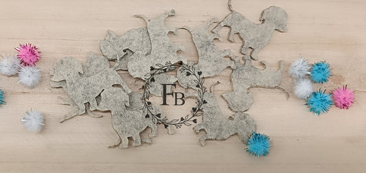 Dackel Streugut 40 Stk. mit Farbwahl Stückpreis 0.11 Euro zzgl. 19% MwSt.