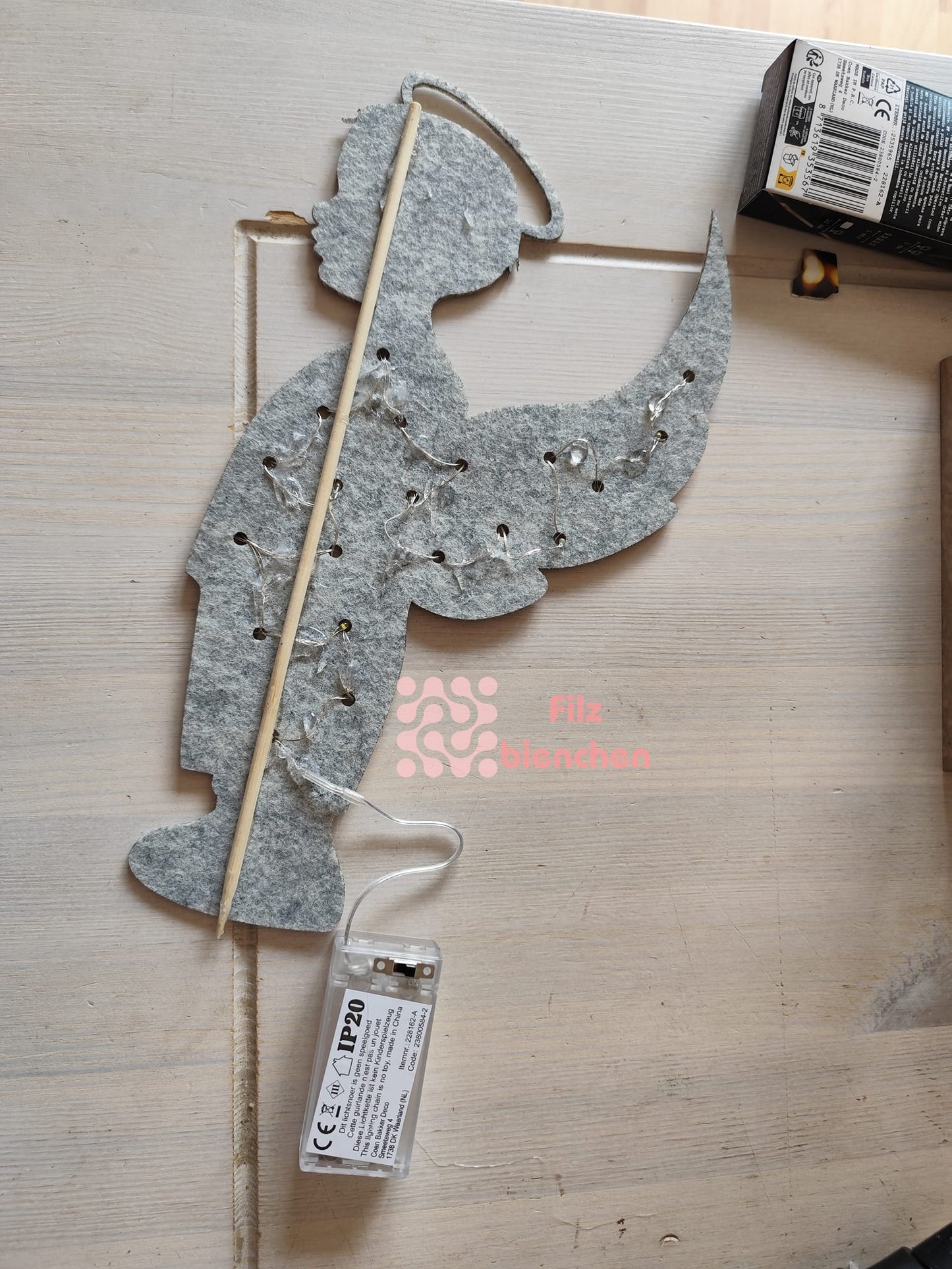 Engeljunge ca. 40 cm groß , Bastelset Stückpreis ab 3.66 Euro zzgl. 19% MwSt.
