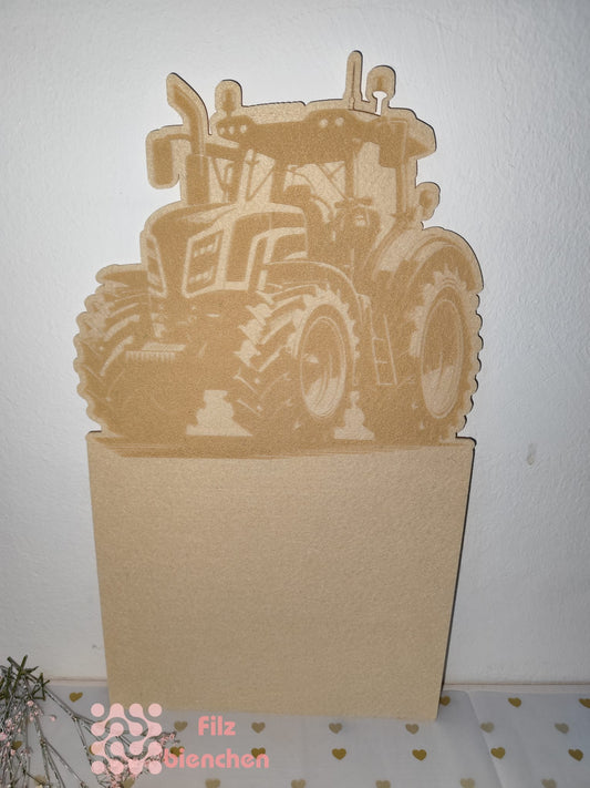 Türschild Traktor groß