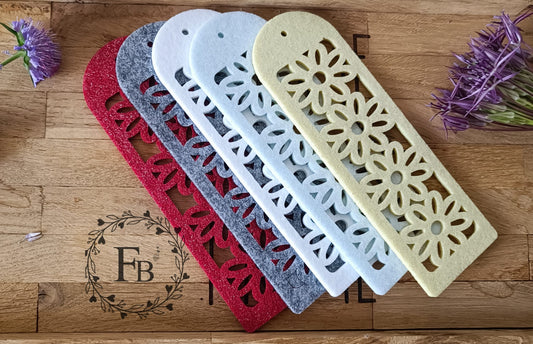 Lesezeichen Glitzerfilz- verschiedene Formen und Farben 20er Set SPARSET Stückpreis ab 0.52 Euro zzgl. 19% MwSt.