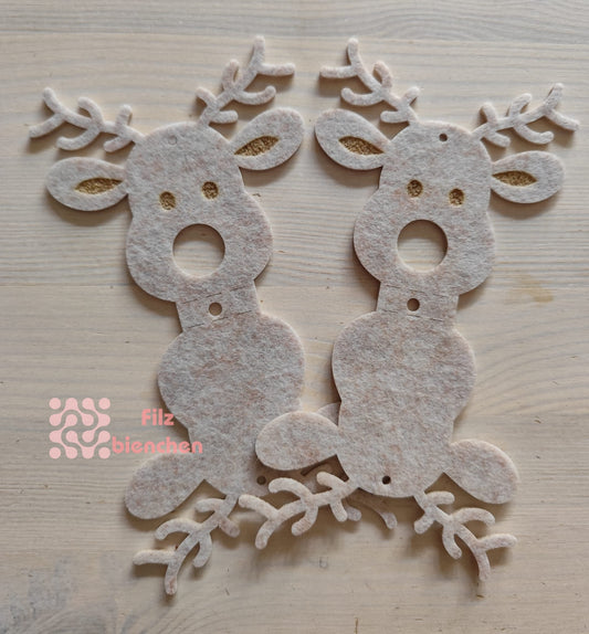 Elchkopf zum zusammenklappen graviert mit Loch Lolli /Rocher Kugel/ Schokokugel 3er Set Stückpreis ab 1.34 zzgl. 19% MwSt.