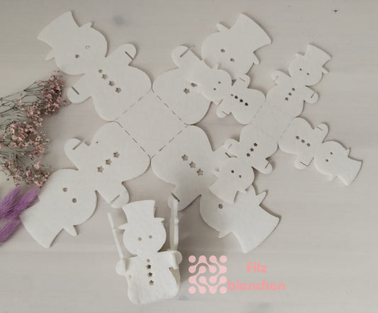 4er Klappbox Schneemann groß 6er Set Stückpreis 1€ zzgl. Mwst.