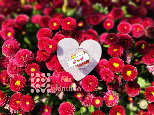 Herz mit Loch für Acrylkugeln oder Lollies 6er Set Stückpreis 0,50