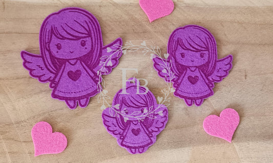 Engel graviert (Markenelfe) 8 cm 10er Set Stückpreis ab 0.47 Euro zzgl. 19% MwSt.