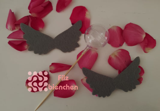 Doppelter Flügel 10 cm (50er Set) Stückpreis ab 0.26 Euro zzgl. 19% MwSt.