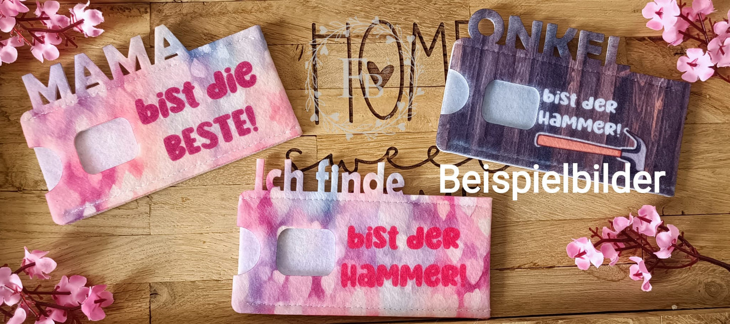 Du Täschchen Papa 4er Set Stückpreis ab 0,96€ zzgl. 19% MwSt.
