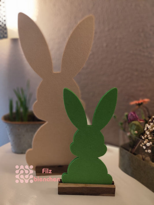 Hase sitzend Bastelset mit Holzklötzchen und Stäbchen---30 cm--- 2 er Set, Stückpreis ab 1,50 Euro zzgl. 19% MwSt.