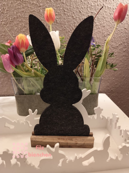 SPARSET OHNE FARBWAHL!! Hase sitzend Bastelset mit Holzklötzchen und Stäbchen---30 cm--- 10 er Set, Stückpreis 0,84 Euro zzgl. 19% MwSt.