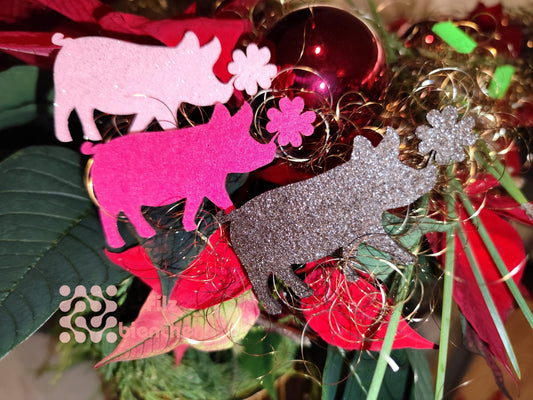 Glücksschwein 8 cm (11er Set) Stückpreis ab 0.19 Euro zzgl. 19% MwSt.