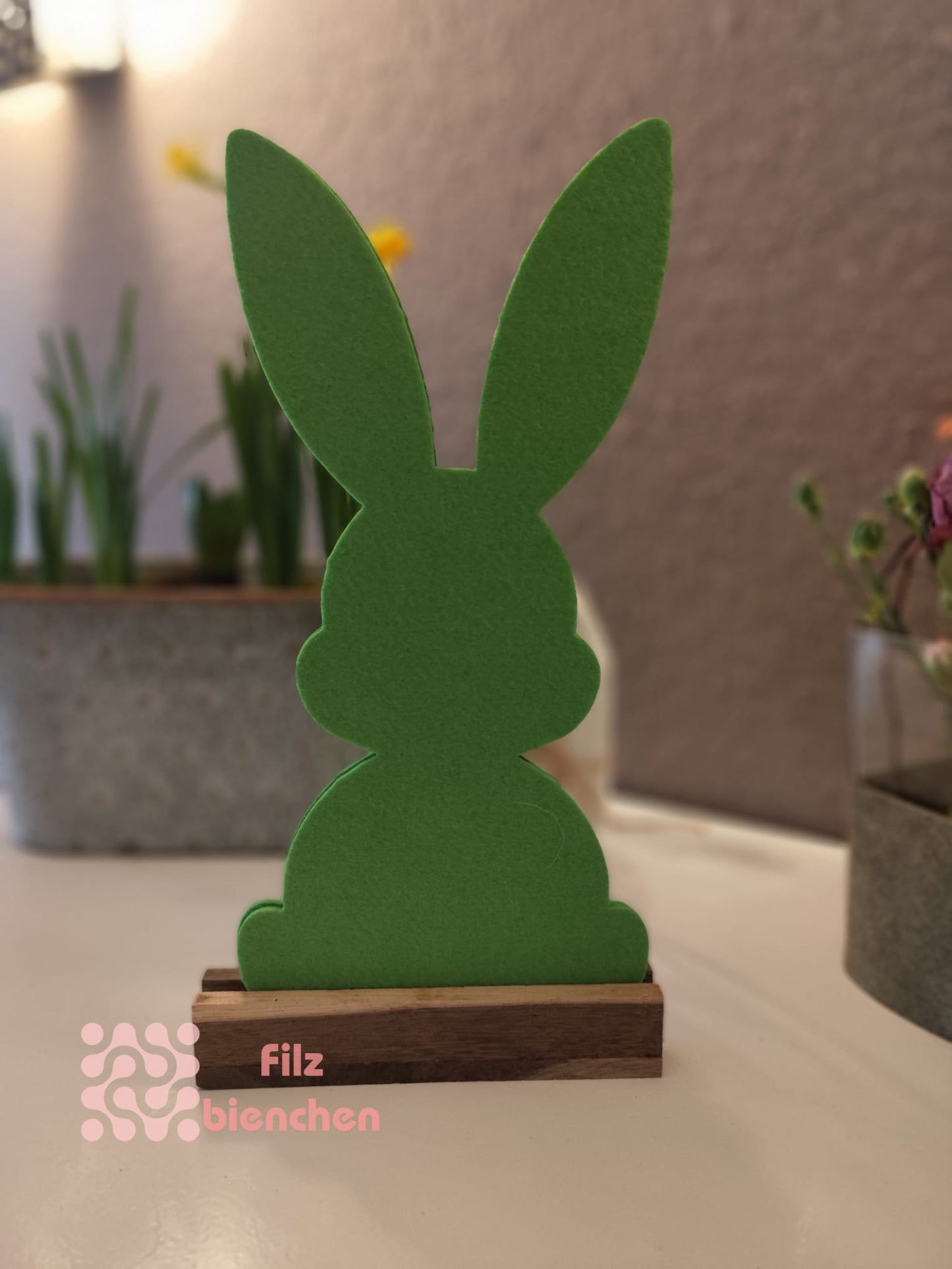 Hase sitzend Bastelset mit Holzklötzchen und Stäbchen---50 cm--- 2 er Set, Stückpreis ab 3,60 Euro zzgl. 19% MwSt.