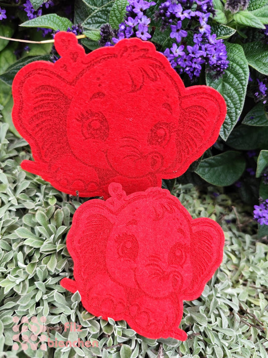 Elefant liegend, 10 cm, 10er Set, Stückpreis 0,43 € zzgl. Mwst.