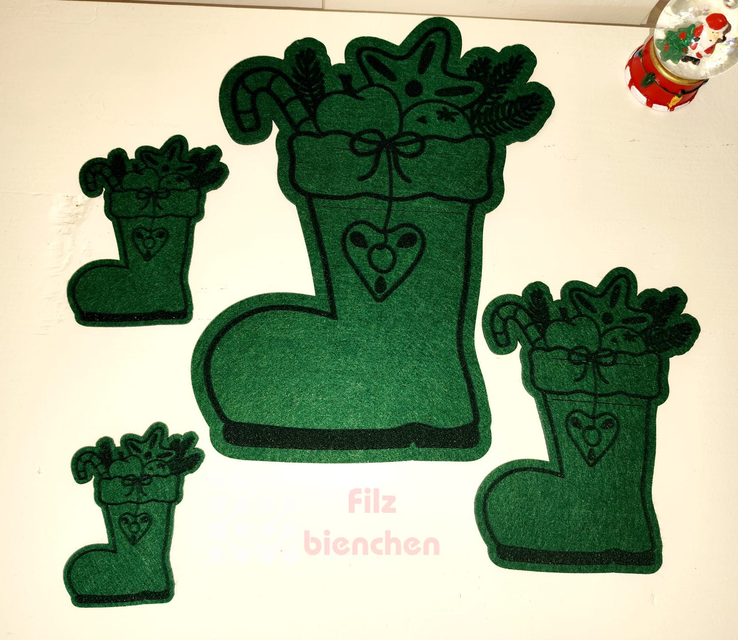 Nikolaus Stiefel, 10 cm , 8er Set, Stückpreis 0,48€