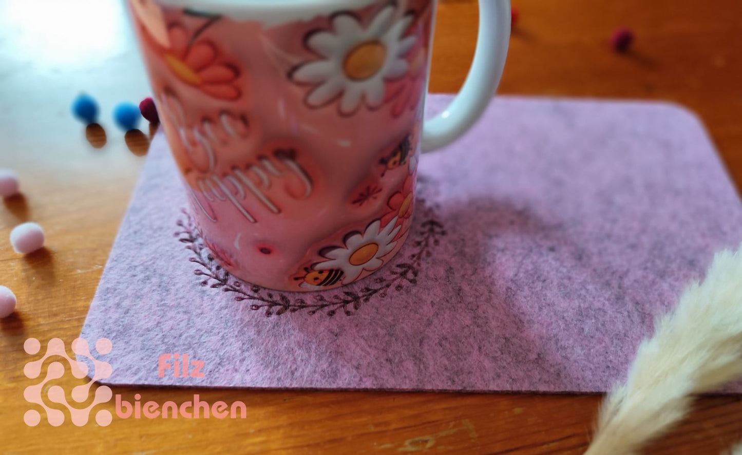 Untersetzer Tasse Floral 2