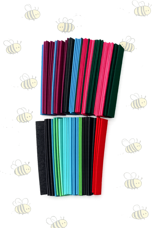 🐝✨ Mega-Abverkauf – 50 Filzstreifen 3x24 cm für Schlüsselanhängerklemmen ✨🐝 Stückpreis 0,16€ zzgl. Mwst.