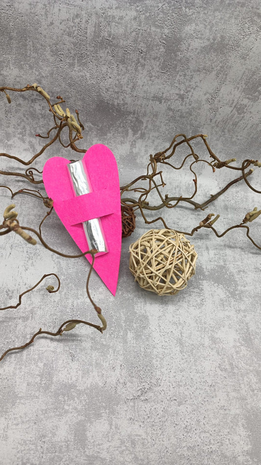 SPARSET 22 Stk. Herz lang mit Schlitz Schokolade Stückpreis ab 0.87 Euro zzgl. 19% MwSt.