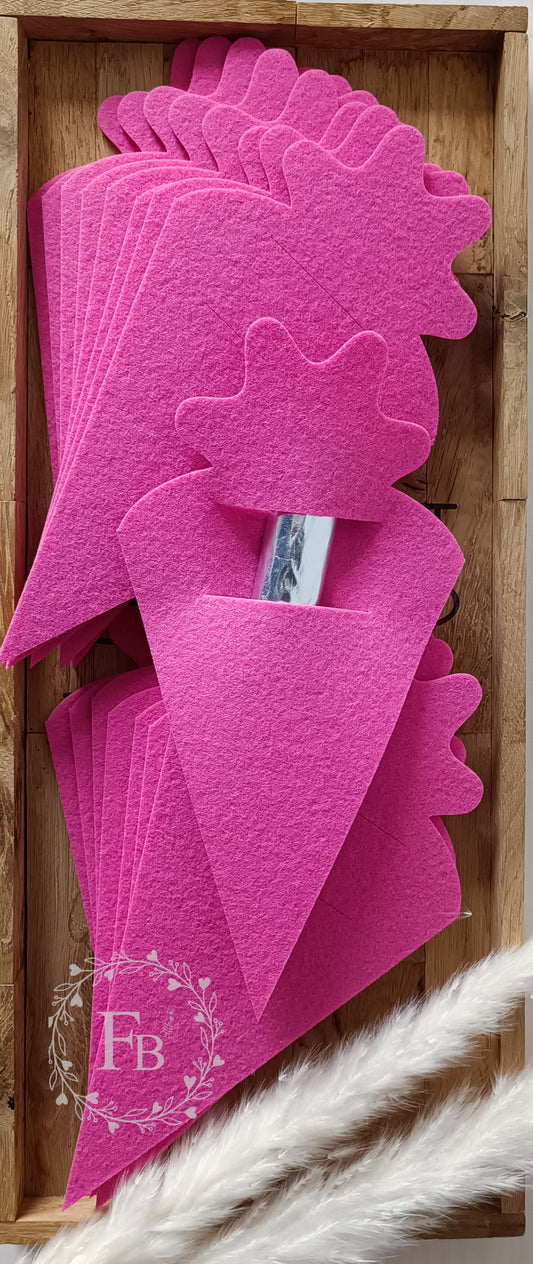 Schultüte/Zuckertüte Rund Ausschnitt "Du" 16er Set Stückpreis ab 0.87 Euro zzgl. 19% MwSt.