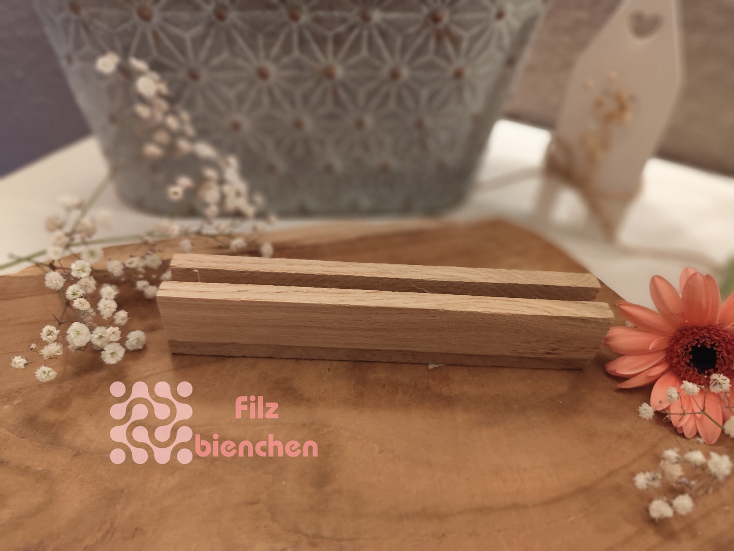 Holzständer/Klötzchen Eiche natur
