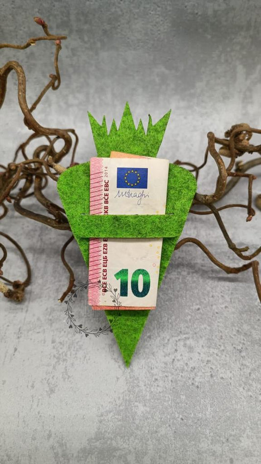 Sparset 35 Stk. Schultüte Spitz mit Schlitz Geld Stückpreis ab 0.42 Euro zzgl. 19% MwSt.