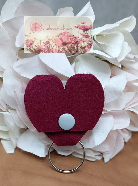 Anhänger Herz Schlüsselbund mit Loch 10er Set ungenäht Stückpreis ab 0,44€ zzgl. 19% MwSt.