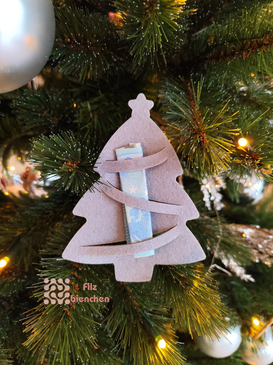 Tannenbaum mit 3 Schlitzen, mit Schlitz Geld 6er Set Stückpreis ab 0.61 Euro zzgl. 19% MwSt.