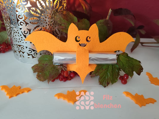Fledermaus mit Schlitz Schokolade