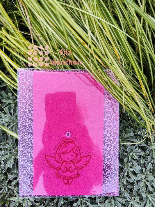 Karte mit Anhängerausschnitt Engelmädchen 2 -- 3er Set OHNE GRAVUR (Copy) Stückpreis ab 1.13 Euro zzgl. 19% MwSt.