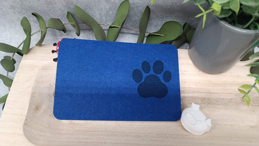 Untersetzer Tasse Klein (15x10) Pfote vollgraviert