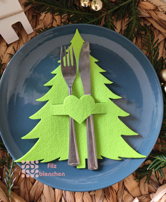 Tannenbaum 2024, mit Schlitz Besteck 10er Set Stückpreis ab 1.39 Euro zzgl. 19% MwSt.