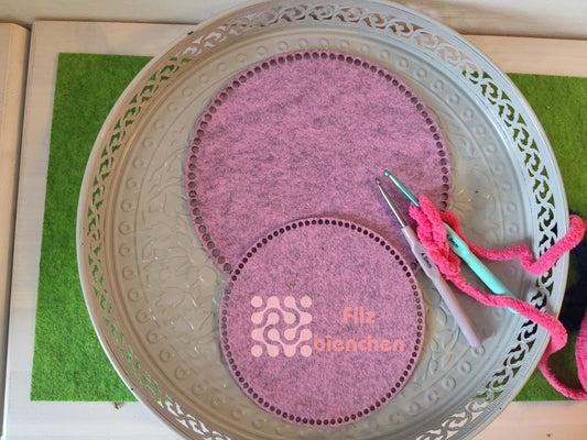 Häkelboden Rund groß 6er Set Stückpreis ab 1.70 Euro zzgl. 19% MwSt.