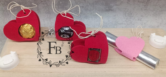 Herz aufgeklappt für Schokoriegel , 9er Set Stückpreis ab 0.67 Euro zzgl. 19 % MwSt.