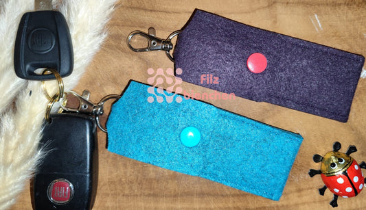 Anhänger Schlüsseltäschchen Labello 5er Set OHNE FARBWAHL Stückpreis ab 0,91 Euro zzgl. 19% MwSt.