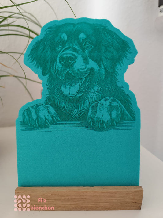 Hovawart graviert mit Rechteck, 2er Set , Stückpreis 2,20€ zzgl. Mwst