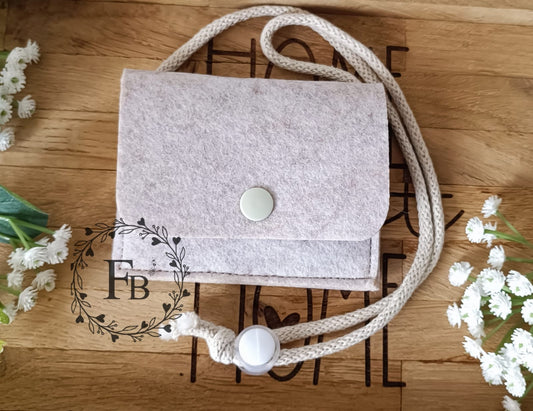 Täschchen für Geld und Karten 3er Set mit Kordel 75 cm Stückpreis ab 2.88 Euro zzgl. 19% MwSt.